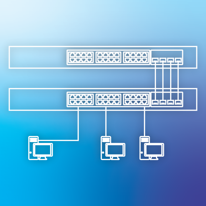 Un diagrama de una red de fibra.