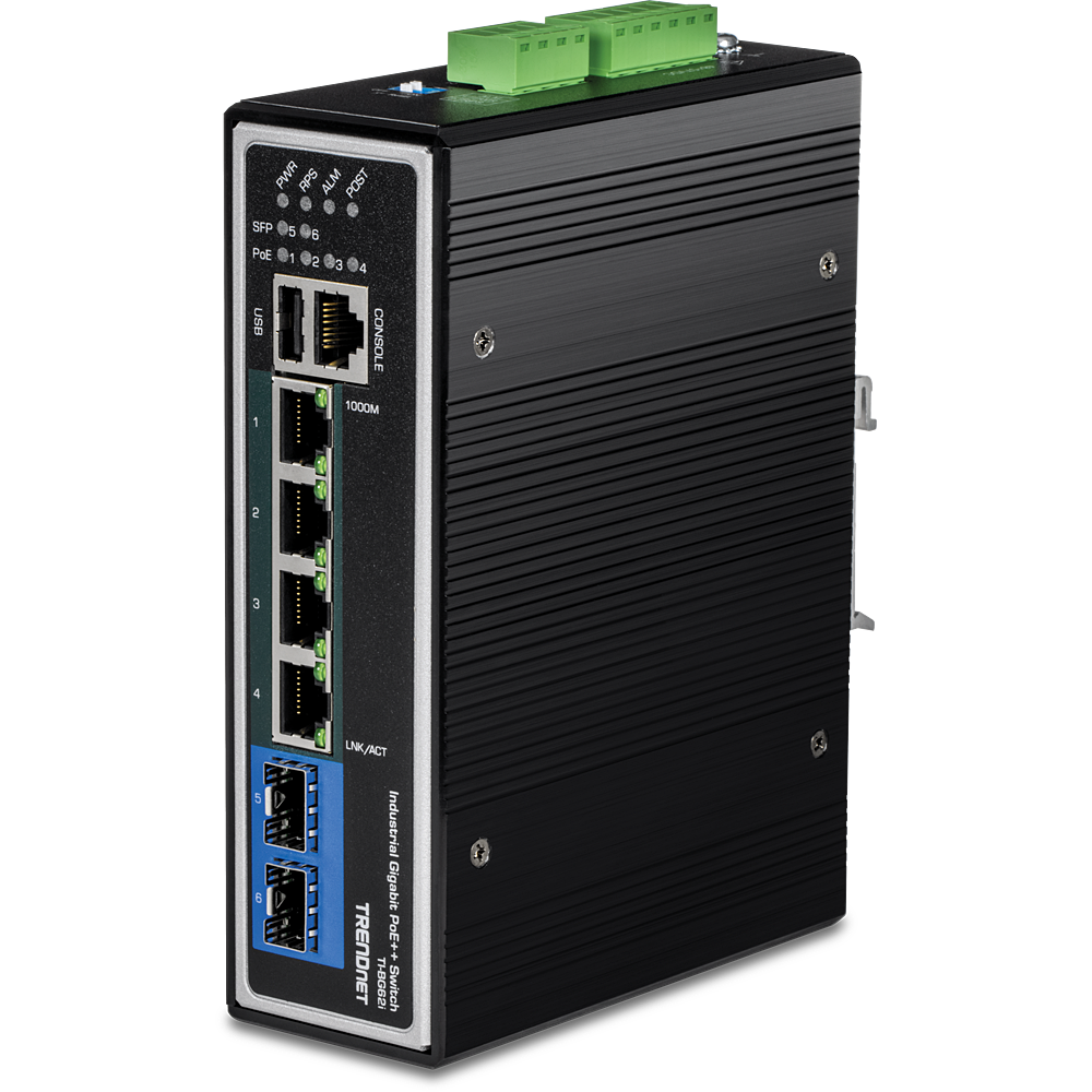 8 Port GigE Managed PoE Switch - Configurable 802.3at or 24V Passive PoE