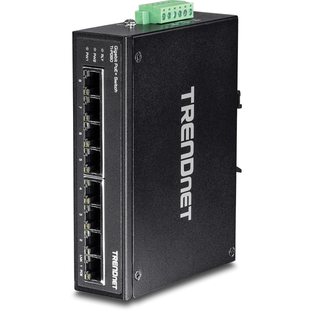 1080E-T 8-Port Unmanaged Ethernet Switch – ELPRO Technologies