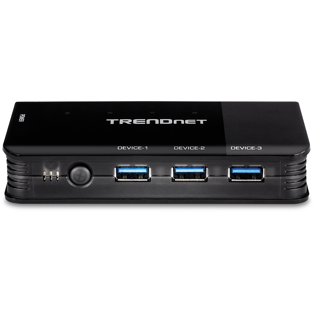 4 Computer 4-Port USB 3.1 Sharing Switch – USB Switch | TRENDnet TRENDnet TK-U404