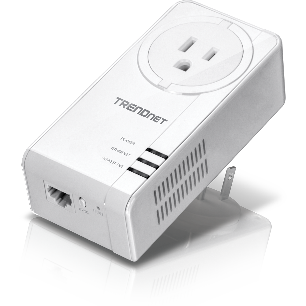 66％以上節約 TRENDnet Powerline 1300 AV2アダプタキット 2つのTPL-422Eアダプタ IEEE  1905.1およびIEEE 1901 ギガビットポート 最大300 m 984フィート までの範囲 TPL-422E2K