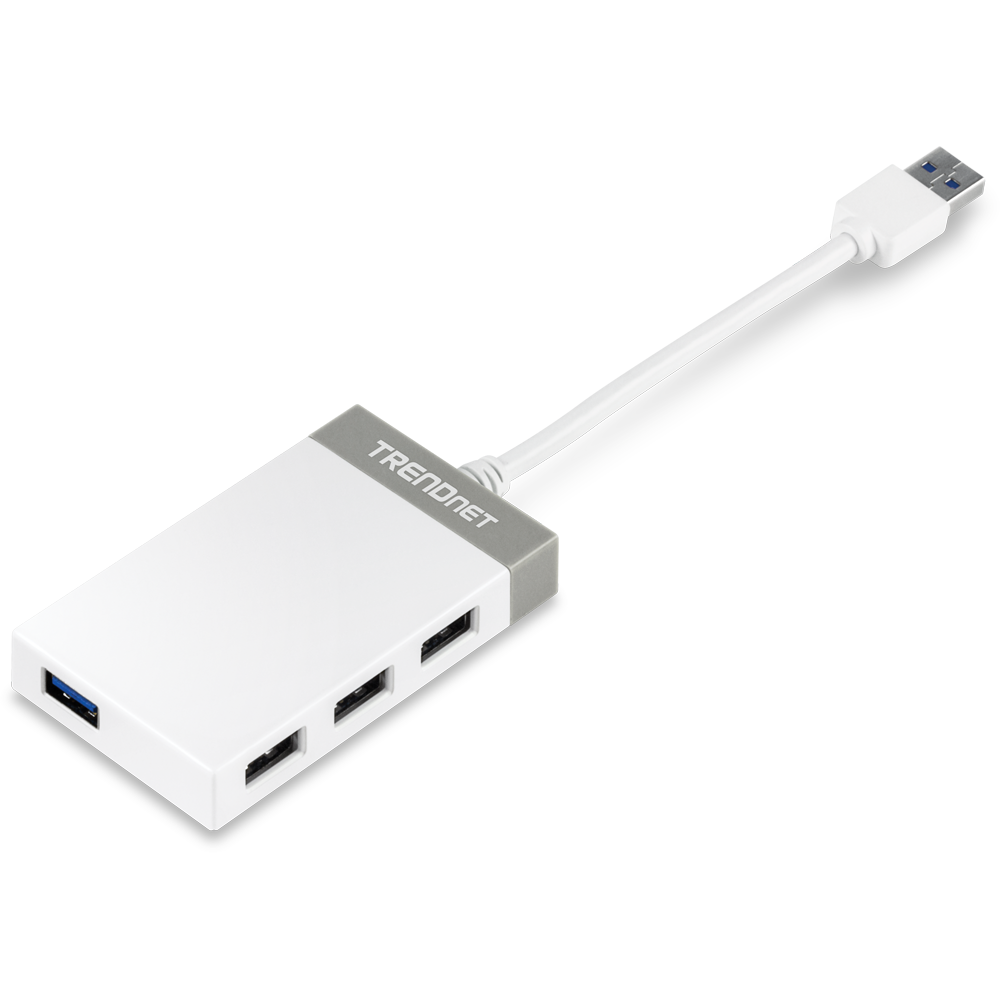 Mini hub USB 3.0 de 4 puertos