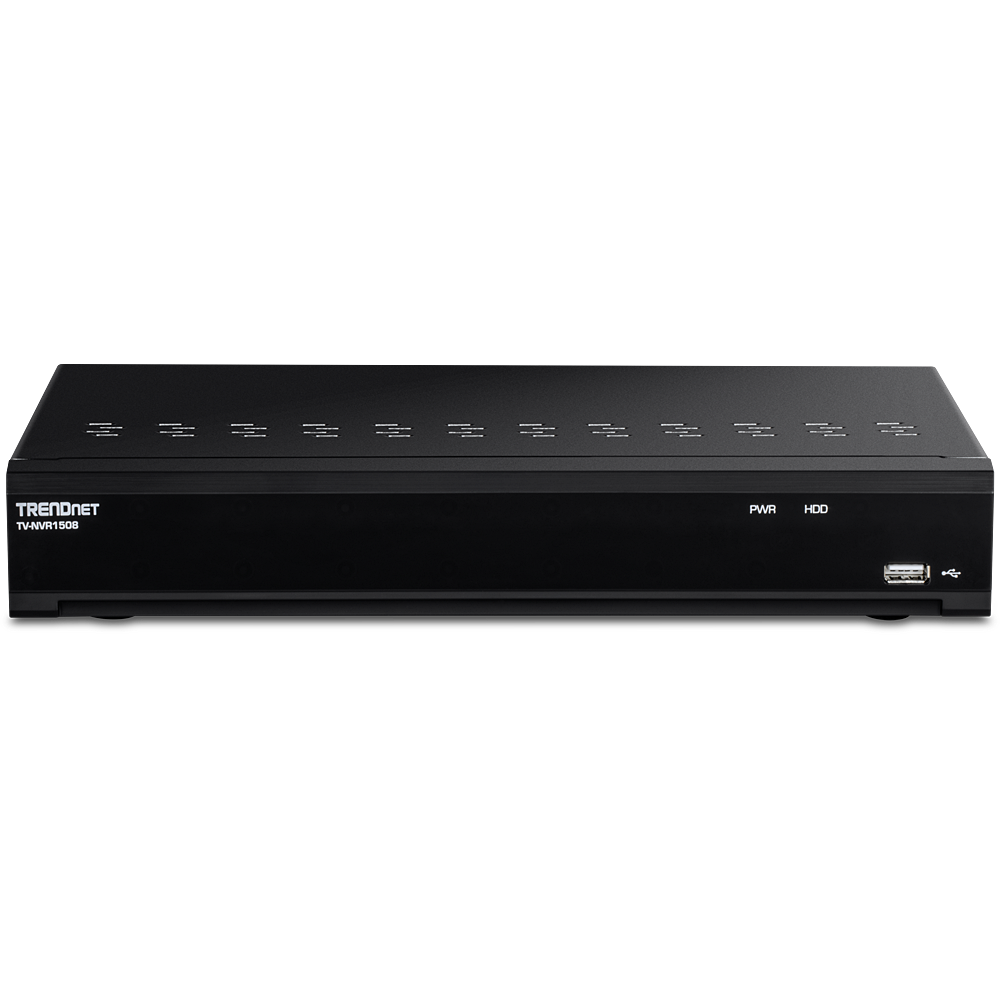 NVR HD de 8 canales con disco duro de 2 TB - TRENDnet TV-NVR2208D2